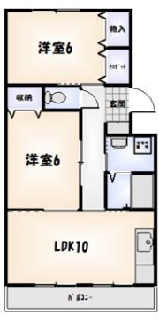 ガーデンヒルズ昭和町Iの間取り画像