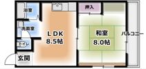パークハイツの間取り画像