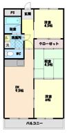 第1サニーハイツの間取り画像