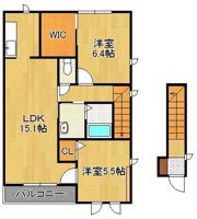 三洋タウン岡垣Bの間取り画像