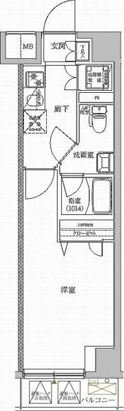 ラフィスタ東日暮里の間取り画像