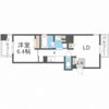 RIDGE北堀江（旧ルクレ北堀江）の間取り画像