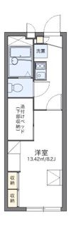 レオパレスみくも西の間取り画像