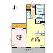 サンフレール Bの間取り画像