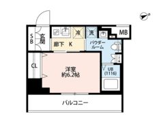 プレール・ドゥーク門前仲町Ⅲの間取り画像