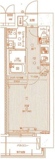 サムティ北梅田ヴェッセルの間取り画像