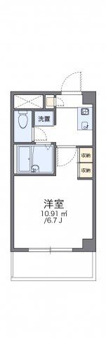 レオパレスひまわりの間取り画像