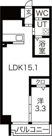 アランヴェール覚王山の間取り画像