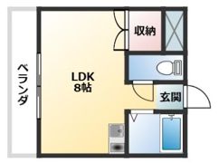 ハイムクマンドの間取り画像