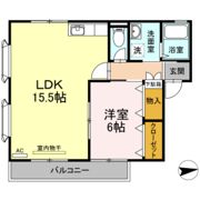 レヂデンス岡田 Cの間取り画像