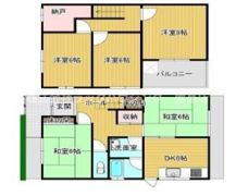 田井町25－3貸家の間取り画像
