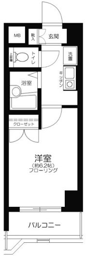 メインステージ早稲田の間取り画像