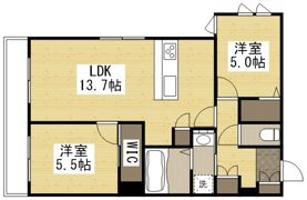 シェソワ葵 東棟の間取り画像