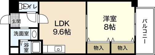 タウン五日市の間取り画像