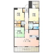 アルファライフ岡大医学部前の間取り画像