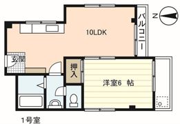 池田マンションの間取り画像