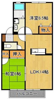 ファミーユ石田II A棟の間取り画像