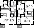 カノンBの間取り画像