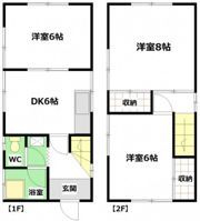 東昭和町戸建ての間取り画像