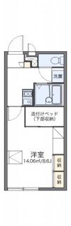 レオパレス喜勇の間取り画像