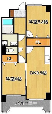 アテッサ南小倉の間取り画像