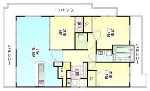 リベール古京町の間取り画像