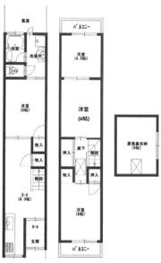 西郷通1丁目テラスの間取り画像
