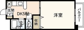 エスコモド16の間取り画像