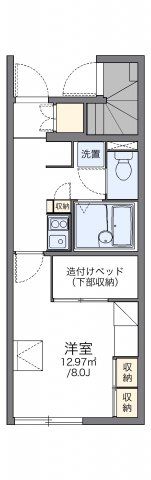 レオパレスいみず北の間取り画像