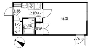 クレセント笠舞の間取り画像