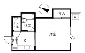 さないハイツの間取り画像