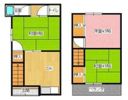 奥西借家B2号の間取り画像