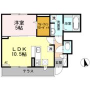 アンジュール宮の町の間取り画像