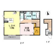 アンジュール宮の町の間取り画像