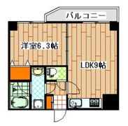 ティーリーフ横浜モデルノの間取り画像