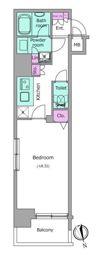 レジディア銀座東の間取り画像