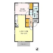 ガルデニア･Tの間取り画像