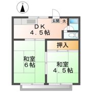 芳泉コーポ A棟の間取り画像