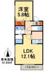 プレミール北千住の間取り画像