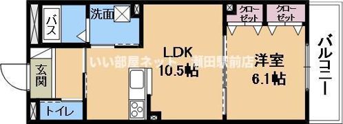 ベルメゾンFⅠの間取り画像
