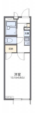 レオパレス三津屋北Ⅱの間取り画像