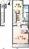 イニシオ Aの間取り画像
