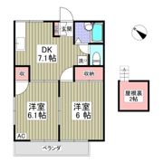 A・Iハイツの間取り画像