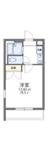 レオパレスヴィラニシオカの間取り画像