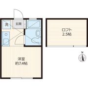 イーリスコート西横浜B棟の間取り画像