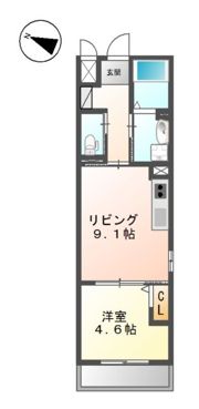 クリンピアMKの間取り画像
