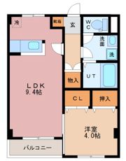 ラフォーレ1号館の間取り画像