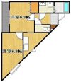 野中第6マンションの間取り画像