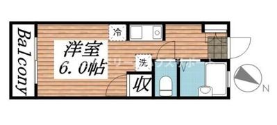 サザンポートCの間取り画像