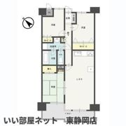 ベイサイドマンションブルースカイ 3LDKの間取り画像